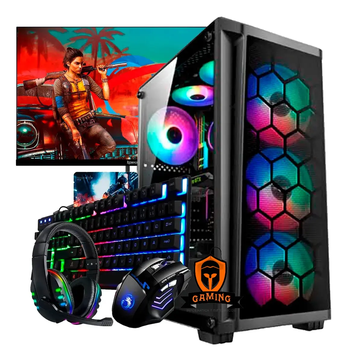 pc gamer completo ryzen 5 5660g